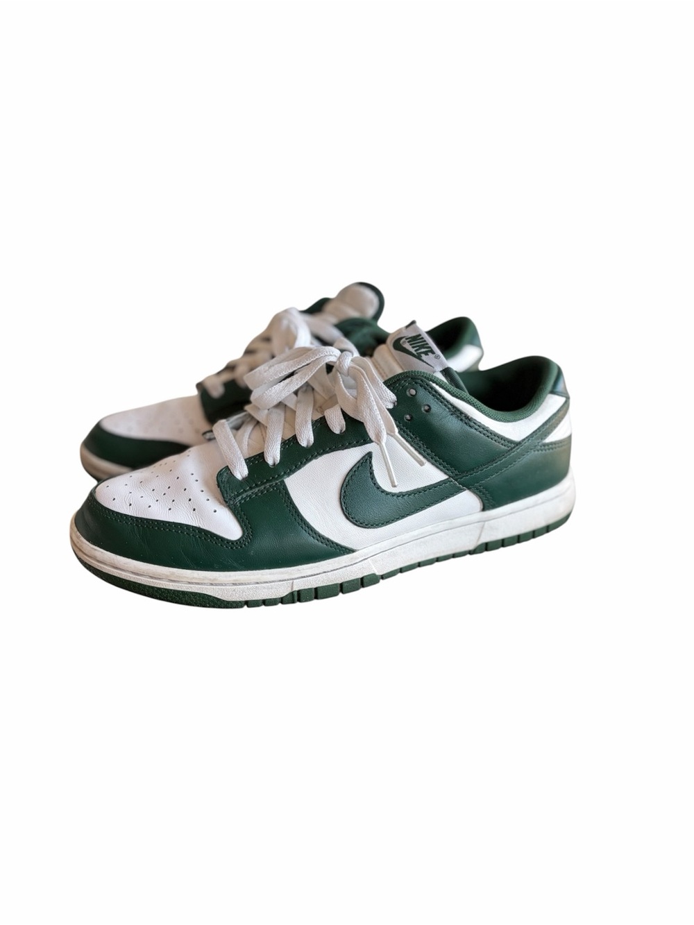 Nike Green & White Dunk Low